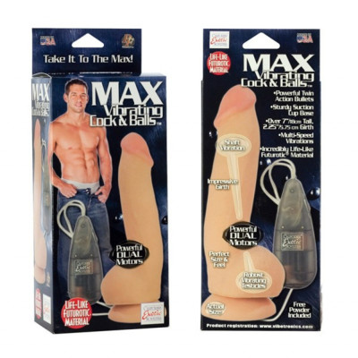 Max Vibrating Cock and Balls