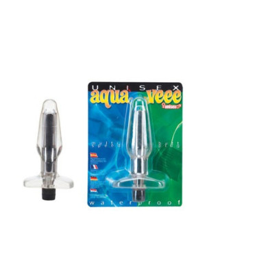 Aqua Vee Vibrating Medium size Butt Plug