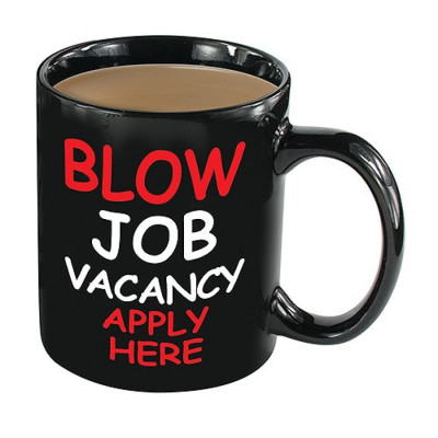 BLOW JOB VACANCY Heat Change coffee Mug