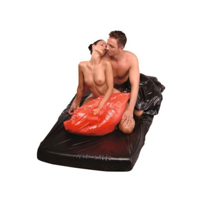 Black Bed sheet for oily Wet Games 180x260