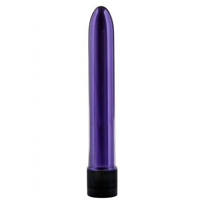 Retro Ultra Slimline Vibrator 17cm Purple