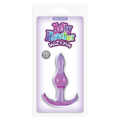 Violet Jelly Rancher T shape Butt Plug