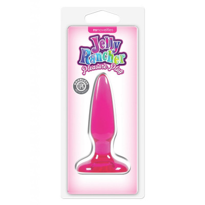 Mini Jelly Rancher Butt Plug Pink 8cm