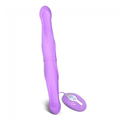 Silicone Vibrating Double Dong 34cm