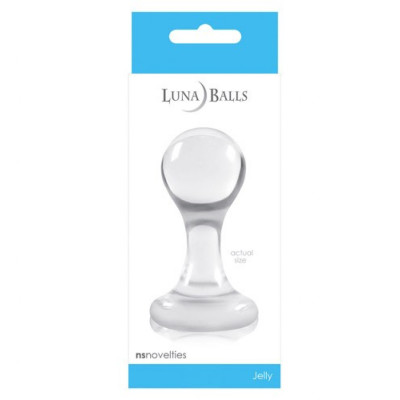 Luna Balls Medium Plug Clear