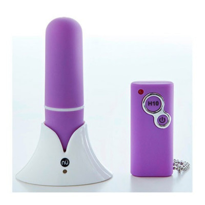 Rechargeable wireless remote controlled vibrating Bullet in Purple