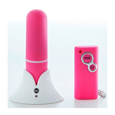 Rechargeable wireless remote controlled vibrating Bullet in Pink
