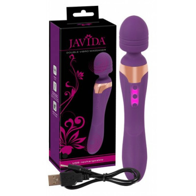 Javida Silicone Rechargeable Double Sided wand massager