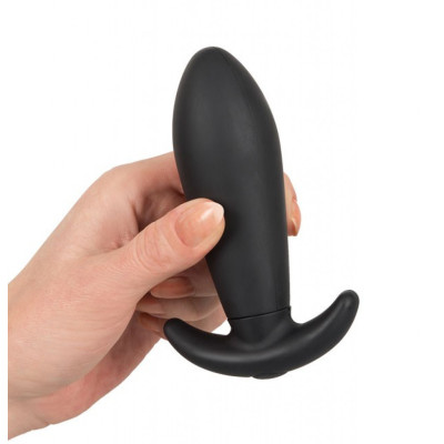 Black Wireless Remote Controlled Butt Plug