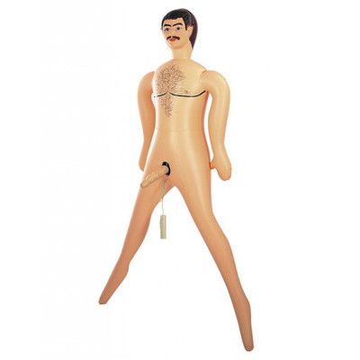 Big John Inflatable Male Doll with Vibrating Penis