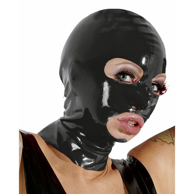 Black Latex head mask