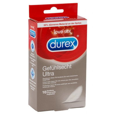 Λεπτά Προφυλακτικά Durex Ultra feel thin 10 τεμάχια