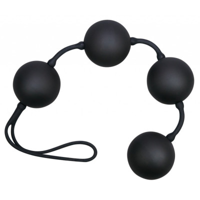 Four Black Velvet Balls 