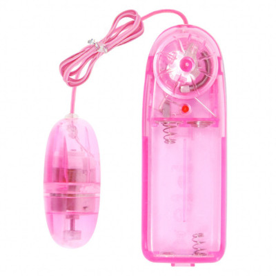 Mini Pink Vibrating remote controlled Egg