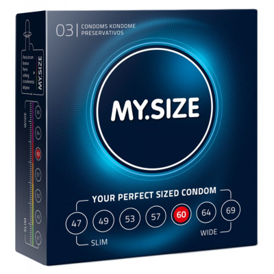 MySize condom 60mm 3 Pcs