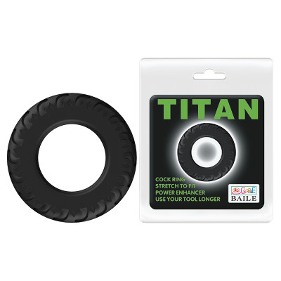 Titan Silicone Stretch-to-fit Cock Ring 