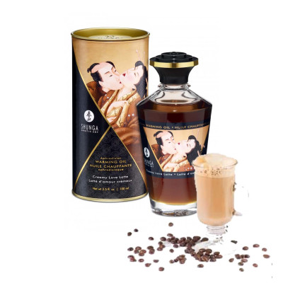 Shunga Intimate Kisses Aphrodisiac Romance Oil Creamy Latte 100ml