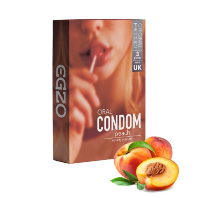 Egzo Peach Oral 3 Condoms