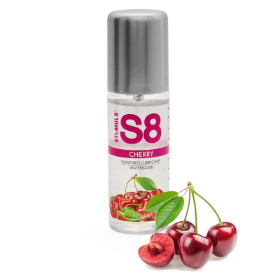 Cherry flavored water based Edible Lube 125ml
