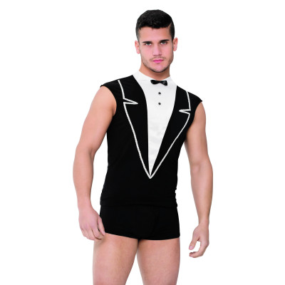 SoftLine мужской эротический костюм Майка и шорты, размер 46-48
