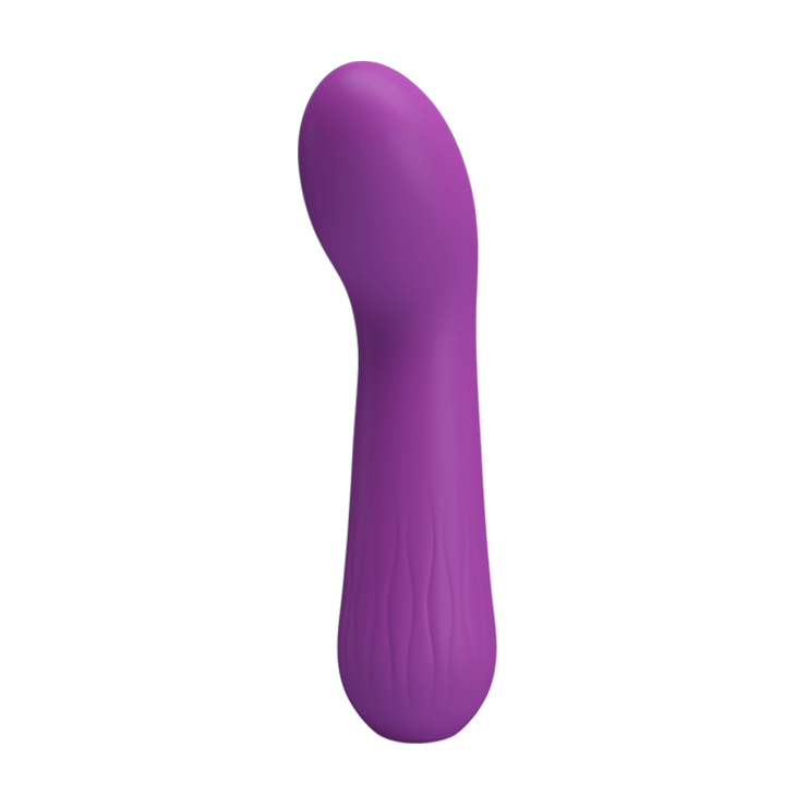 Pretty Love Faun Pussy and Ass Purple Vibrator 15 cm