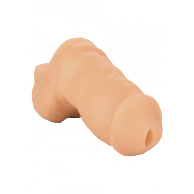 Ultra Soft Silicone Stand-to-Pee Packer Skin Flesh
