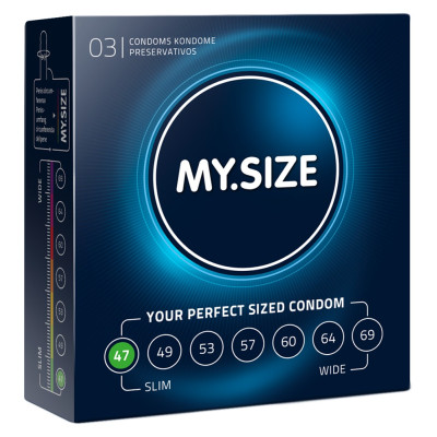 My.Size condom 47 mm 3 Pcs