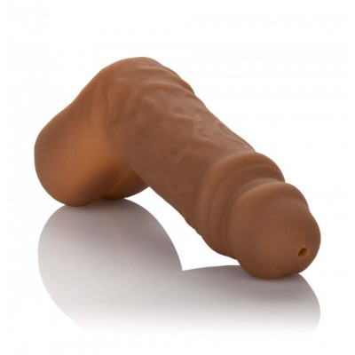 Stand-To-Pee Lifelike Silicone Packer Brown