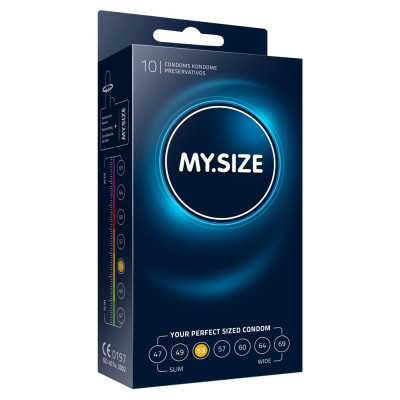 Προφυλακτικά Μεγεθών MySize 53mm 10τμχ