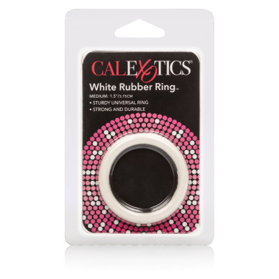 White Rubber Ring Medium 3.75 cm
