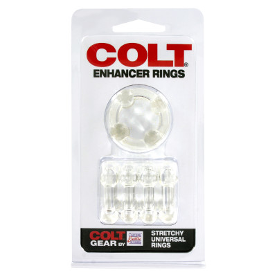 Прозрачные кольца на пенис Colt Enhancer Rings
