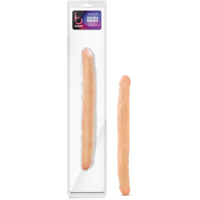 B YOURS 14inch Double Dildo Beige