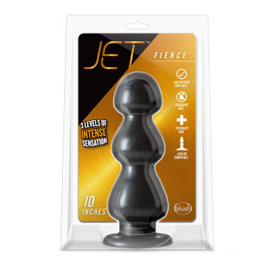 Blush Jet Fierce XL Butt Plug Black