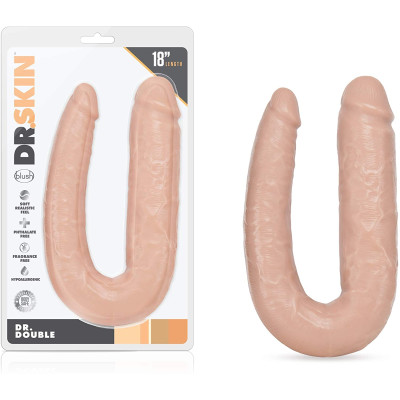 Dr Skin Dr Double Dual Ended Realistic Dildo 18 inch