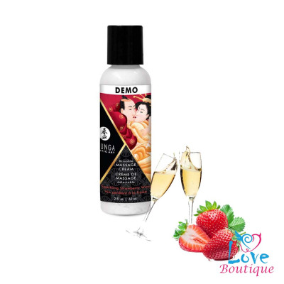 Shunga Kissable Massage Cream Sparkling Strawberry Wine 60ml