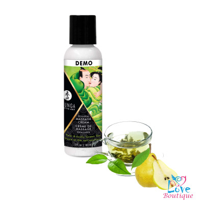 Shunga Kissable Massage Cream Pear & Exotic Green Tea 60ml