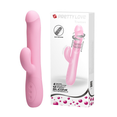 Pretty Love Truman rechargeable Rabbit Vibrator Pink