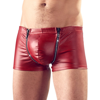 Svenjoyment Matte Red Boxer with 2 zips