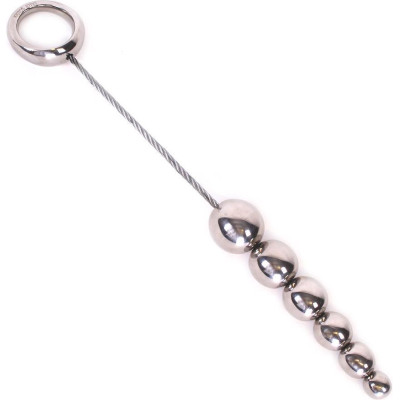 Kiotos Steel Anal Movable 6-Balls With Ring 30cm