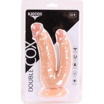 Kiotos COX Double Dildo for double penetration Flesh 21cm