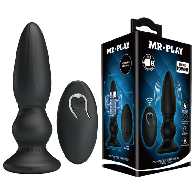 MR. PLAY wireless remote Prostate massage vibrator 12 cm
